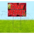 thumbnail image 1 of Strawberries V2 (18" x 24") Yard Sign, Includes Metal Step Stake, 1 of 6
