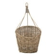 thumbnail image 3 of Kouboo Rattan Hanging Wall Basket and Planter, Decorative Wall Basket for Front Door, Home, Garden, Brown-Gray, 3 of 6