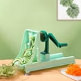 thumbnail image 4 of Rallador Giratorio Manual de Verduras, Cortador de Cocina Multifuncional, Picador y Rebanador de Queso Zanahoria Papa, Rallador de Mano Compacto Plástico Fácil Uso, 4 of 4