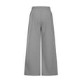 thumbnail image 5 of Women's Elastic Waist Sports Pants with Drawstring and Pockets for Active Lifestyle, 5 of 9