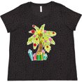 thumbnail image 3 of Inktastic Christmas Palm Tree with Presents Women's Plus Size T-Shirt, 3 of 5
