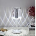 thumbnail image 1 of Lampe de Table en Cristal, Lampes de Chevet avec Contrôle Tactile, 3 Couleurs d'Éclairage Luminosité Réglable USB Rechargeable Lampe de Nuit Décorative en Cristal, 1 of 7