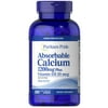 Absorbable Calcium w/Vitamin D 3 1000iu Softgels 1200mg 200Ct.by Puritan's Pride