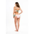 thumbnail image 2 of Stylish Swimwear Women's Split Color Bikini with Side Bows, 2 of 5