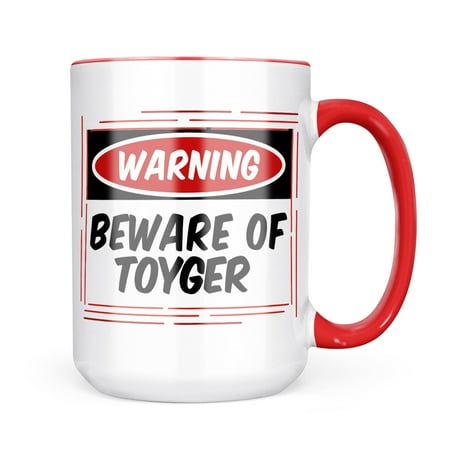 

Neonblond Beware of the Toyger Cat from United States Mug gift for Coffee Tea lovers