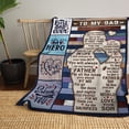 thumbnail image 4 of Yibo in Loving Memory Blanket Yibo Memorial Gift for Loss of Loved One, Remembrance Sympathy Gift, Bereavement Condolence Gifts for Loss of Dad Mom Husband Wife Friends, 4 of 7