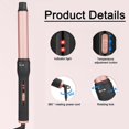 thumbnail image 3 of Versatile Hair Styling Set, Ionic Heated Brush Dual Voltage Fast Heat Up For Beautiful Locks At Home Or Travel, 3 of 5