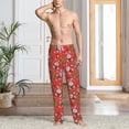 thumbnail image 6 of Lsque Cute Christmas Bunny Print Men's Pajama Pants, Lounge Pant - Comfortable Home Wear,Elastic Waistband, Stylish Design-X-Large, 6 of 9