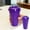 Purple, variant on Water Bottle 475ml Reusable Plastic Tumblers with Lids Large Color Changing Cups for Adults Women | Tall Iced Cold Drinking Cute Tumbler Cup