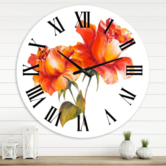 Designart 1 in Quartz Traditional Wall Clock