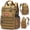 Brown, variant on Tactical Lunch Backpack Cooler for Adults Work with Handle,Insulated Waterproof Leak Proof