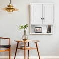 thumbnail image 4 of Costway Medium Density Fiberboard Metal Wall Mount Medicine Cabinet, 4 of 12