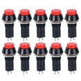 thumbnail image 2 of Home Appliances Switch,10Pcs PBS305A Red SelfLocking Industrial Equipment Accessories Push Button Switch Highly Recommended, 2 of 8