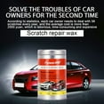 LYTiang Scratches Remover Car Wax Paint Erase Scuffs300ML Rubber Bumper Strip Car Bumper