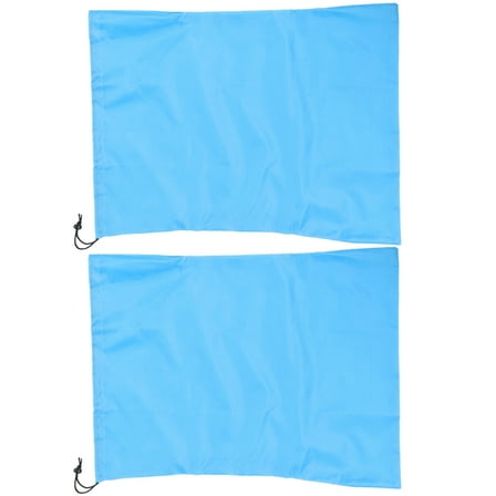 KALLORY 2-Pack Heavy Duty Polyester Dirty Clothes Bags Odor Resistant Travel Laundry Storage Containers