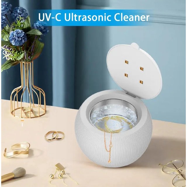 Limpiador Ultrasónico YONGSHENG para dentaduras postizas con luz LED U-V-C 200 ml