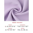 thumbnail image 7 of DARING DIVA Women's Bell Sleeve Top Crew Neck Keyhole Business Blouse S Light Purple, 7 of 7