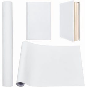 51 x 11.8 Inch White Book Cloth Paper Backed Book Cover Suede Fabric Surface Bookbinding Book Cloth for Book Binding Supplies Scrapbooking Protector Album Adult DIY Crafts for DIY