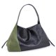 thumbnail image 3 of Bolso de lujo ligero de moda con combinación de colores en contraste de gamuza esmerilada de cuero de alta calidad para mujer, bolso de hombro sencillo e informal todo en uno, 3 of 5