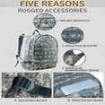 thumbnail image 3 of GASTROPOD 31L Tactical Backpack Shoulder Camo Outdoor Waterproof Hiking School Laptop Bag, 3 of 7
