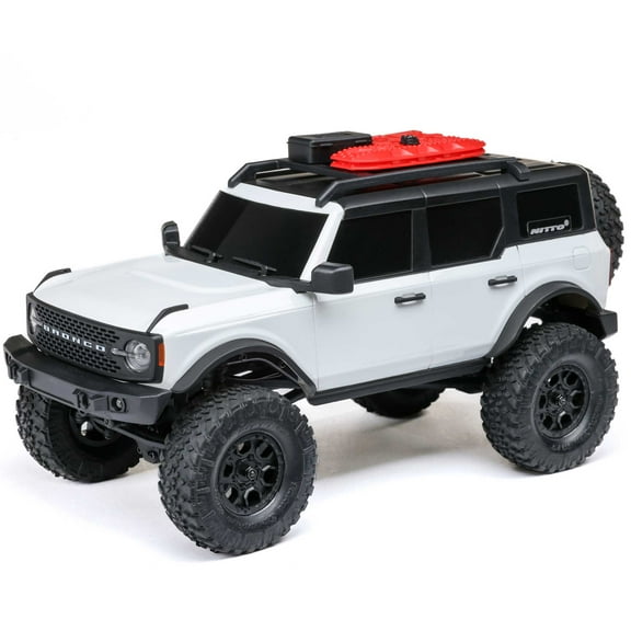Axial RC Truck  1/24 SCX24 Ford Bronco 4X4 RTR Brushed Rock Crawler Battery & Charger Included White AXI00006V2T4