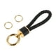thumbnail image 1 of Llavero de Coche Único Bargains Llavero Universal con Anillo para Llaves Fobs de Cuero Sintético Aleación de Zinc Tono Dorado Negro 1 Pcs, 1 of 6