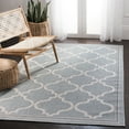 thumbnail image 2 of SAFAVIEH Martha Stewart Outdoor MSRO336J Aqua/ Cream Rug, 2 of 9