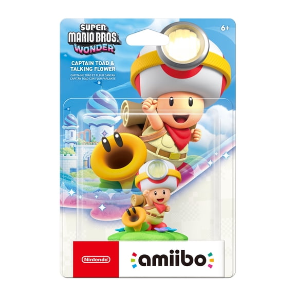 amiibo™ - Captain Toad & Talking Flower - Super Mario Bros.™ Wonder Series