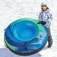 Inflatable Snow Sled With Handle, 100kg Capacity Snow Tube