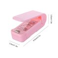 thumbnail image 3 of Mini sellador de alimentos portátil con batería para refrigerios (rosa), 3 of 6