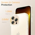 thumbnail image 6 of JETech Matte Case for iPhone 13 Pro 6.1-Inch, Shockproof Military Grade Drop Protection, Frosted Translucent Back Phone Cover, Anti-Fingerprint (Frosted Clear), 6 of 6