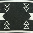 thumbnail image 3 of 20" x 7" x 20" Southwest Black Cotton Pillow Cover With Poly Insert, 3 of 4