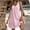 A0663-Pink, variant on QUINDOS Summer Dresses for Women 2025 Sleeveless Casual Sundress V-neck Sun Dresses Solid Color Tank Pockets Mini Short Dresses for Women