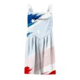 thumbnail image 4 of safuny Women's Cotton Shorts Jumpsuit Rompers Clearance Graphic Leisure Bandage Loose Baggy Pocket Sleeveless Scoop Neck Clothing Summer Retro Comfy Trousers Fashion White XXL, 4 of 4