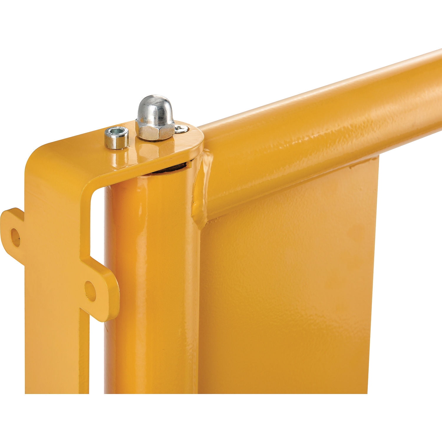 Universal Spring-Loaded Safety Swing Gate, 22" to 40"W Opening, Yellow