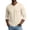 21# Beige, variant on Mens Long Sleeve Shirt V Neck T Shirts Casual Cotton Plain Basic Tee Lightweight Breathable Classic Slim Fit Shirt Mint Green 2XL