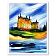 thumbnail image 1 of Eilean Donan Castle Oil Painted On May Day Art Print Framed Poster Wall Decor 12x16 inch, 1 of 5