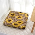 thumbnail image 2 of Sunny Golden Sunflower Zabuton - Thick & Soft Meditation Cushion for Cross-Legged Sitting, 2 of 4