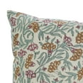 thumbnail image 3 of Fabdivine Hand Block Printed Pure Linen Cushion Covers, 26X26, Throw Pillowcase Cushion Cover with Zipper for Sofa, Couch, Home Décor, Outdoor, Farmhouse, Living Room, Thorny stems, 3 of 8