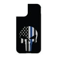 thumbnail image 3 of DistinctInk Custom SKIN / DECAL compatible with OtterBox Defender for iPhone 11 Pro (5.8" Screen) - Thin Blue Line Skull - Show Your Support for First Responders, 3 of 5