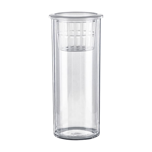 Eoozwa Desktop Fish Tank, Clear Plastic Aquarium with Planter Top for Small Fish Decor, Low Maintenance Home Office Decoration