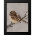 thumbnail image 2 of Reynolds, Jade 12x14 Black Modern Framed Museum Art Print Titled - Winter Bird III, 2 of 5