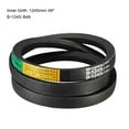 thumbnail image 3 of Uxcell B1245/B49 Drive V Belt Inner Girth Transmission Belts Rubber Black 1pcs, 3 of 5