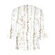 thumbnail image 5 of ICHUANYI ClearanceWomen‘s Summer Sexy Fold Printed Regular Women 3/4 Sleeves V Neck Button Tops Blouse(Beige, M) ICHUANYI WER20232080505129, 5 of 5