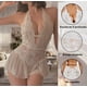 thumbnail image 2 of Lencería Erótica Sexy 1pieza Encaje Lenceria Mujer Baby Doll Modelo Blanco Xl, 2 of 4