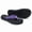 BLACKPURPLE, variant on STQ Flip Flops for Women Quick Dry Yoga Mat Beach Sandals Comfortable for Summer All Black Size 8