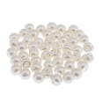 thumbnail image 3 of 100 Resin Pearl Rhinestone White Buttons Bulk Craft Pearl Button Sewing Accessories 10mm, 3 of 8