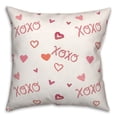 thumbnail image 2 of Creative Products XOXO Pattern 18 x 18 Spun Poly Pillow, 2 of 3