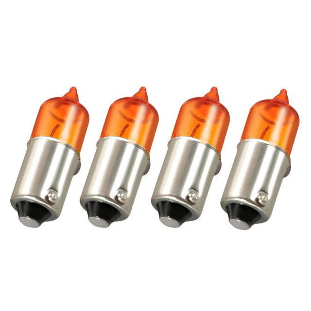 Indicador ámbar miniatura lámpara 12V 21W Super brillante para Auto coche motocicleta 4 Uds