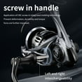 thumbnail image 3 of Jianing ME fishing reel spinning reel smooth - running fishing reel,Black-3000, 3 of 16